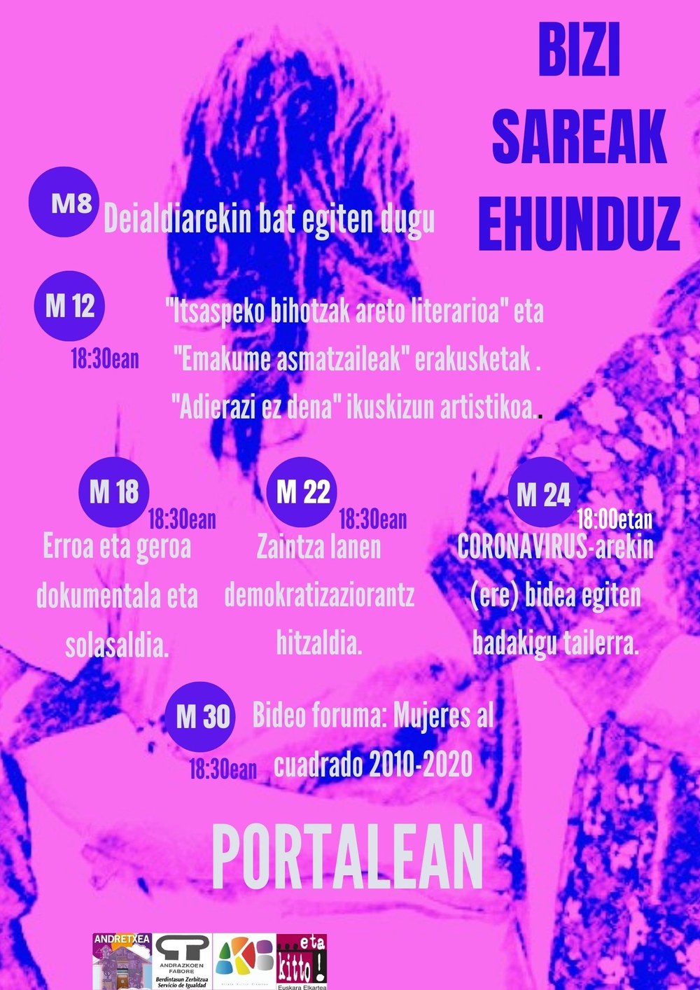 Eibarrek bat egingo du beste behin Emakumearen Nazioarteko Egunarekin Martoxaren 8ko egitaraua.
