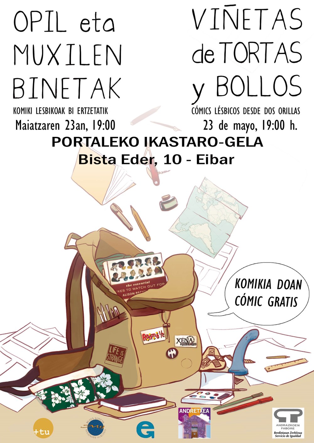 Gehitu Elkarteak egindako komiki berriaren aurkezpena