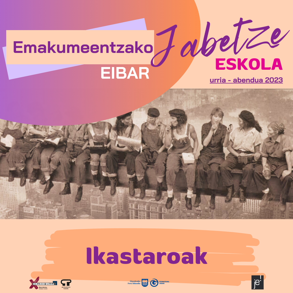 Jabetze Eskolako ikastaroetan onartutakoen zerrendak argitaratu dira Udazkeneko Jabetze Eskola