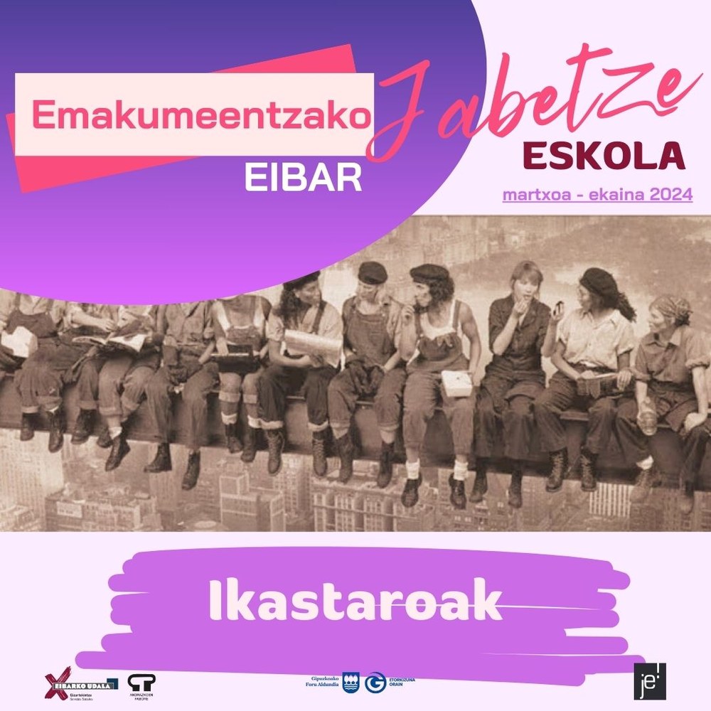 Jabetze Eskolako ikastaroetan onartutakoen zerrendak argitaratu dira Jabetze Eskolako ikastaroetan onartutakoen zerrendak argitaratu dira