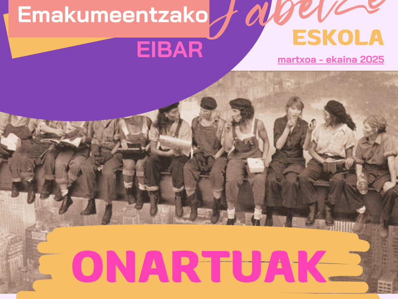 Jabetze Eskolako ikastaroetan onartutakoen zerrendak argitaratu dira