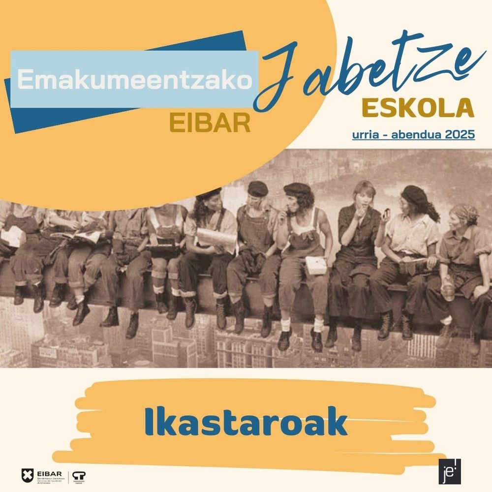 Udazkeneko Jabetze Eskolako ikastaro berrien aurrematrikula egiteko epea zabalik Jabetze Eskolako udazkeneko ikastaroetan aurrematrikula egiteko epea gaur hasi eta irailaren 23an amaituko da.