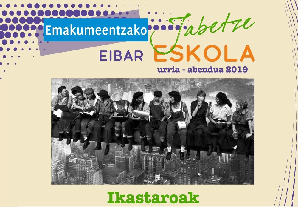 Udazkeneko Jabetze Eskolako ikastaroetan izen-emateko epea zabalik