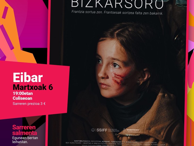 ‘Bizkarsoro’ filma Eibarren martxoaren 6an Bizkarsororen kartela