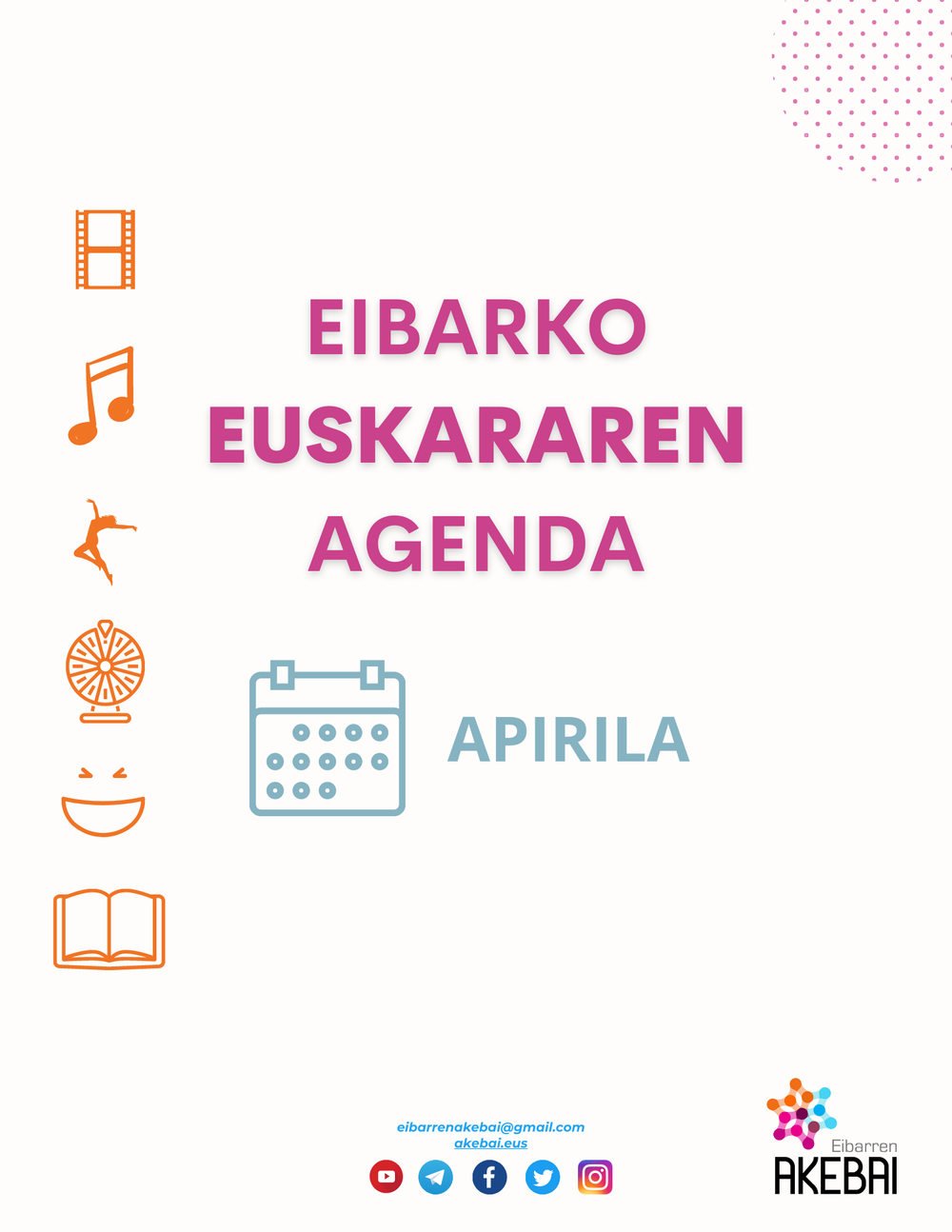 Eibarko euskararen agenda. Apirila