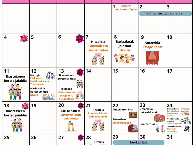 Eibarko Euskararen Agenda: Maiatza