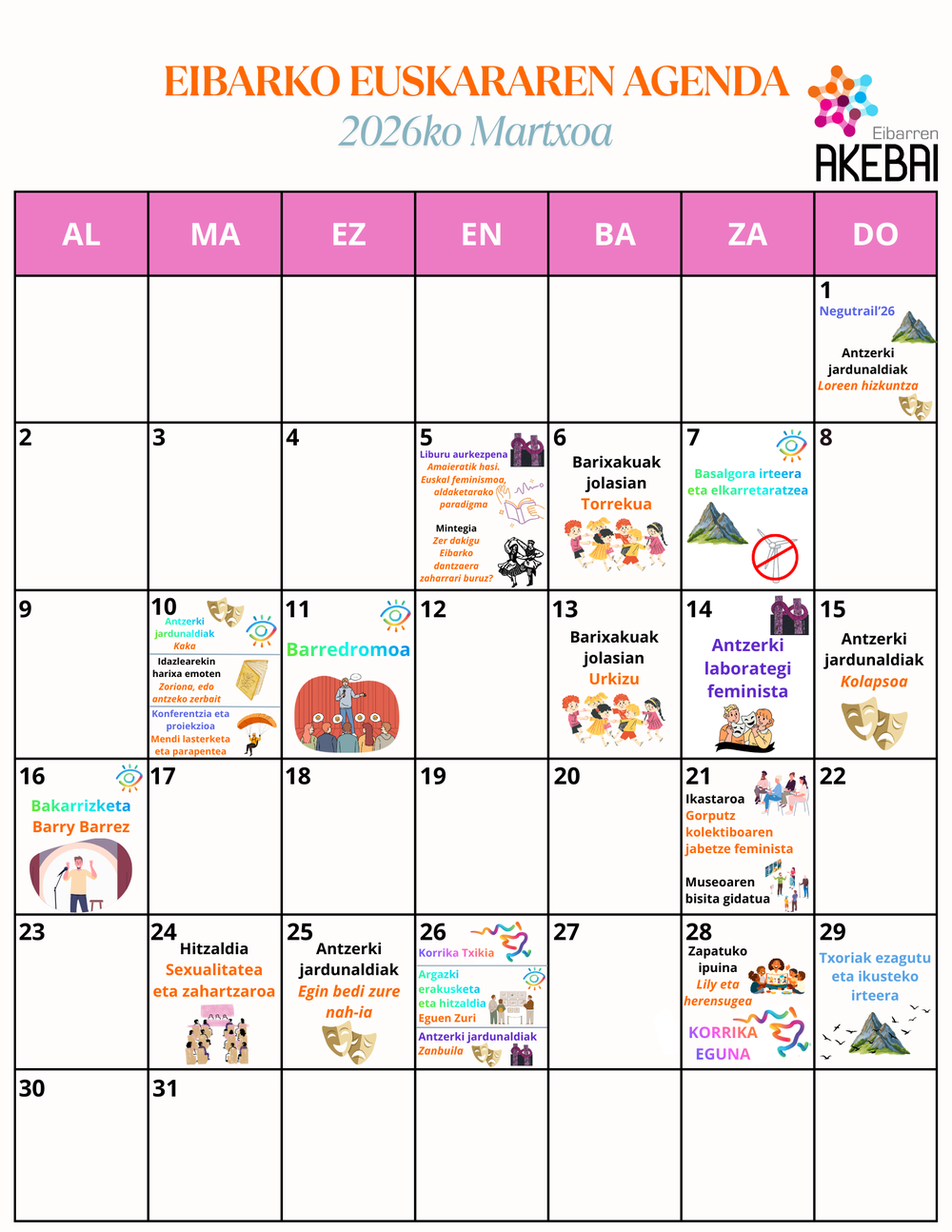 Martxoko Euskararen Agenda