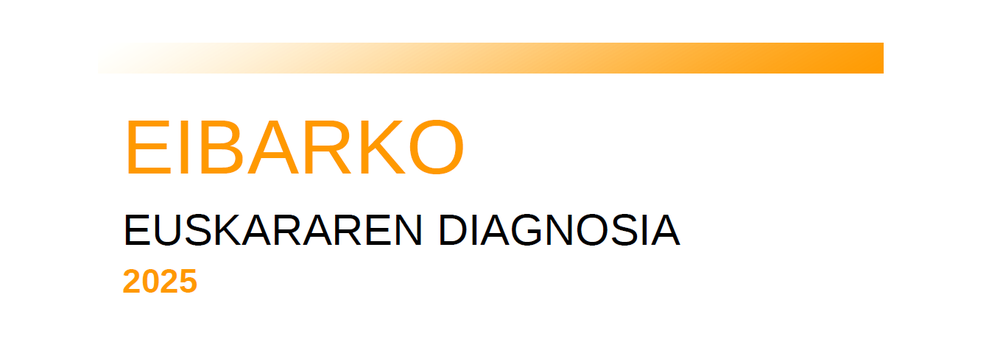 Diagnostiko txostenaren azala.