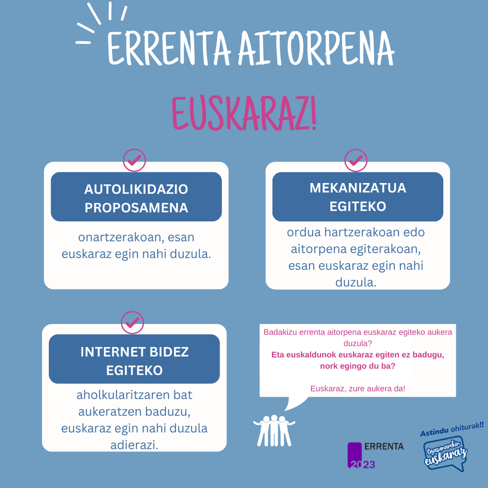 Errenta aitorpena euskaraz! Errenta aitorpena egiteko moduak