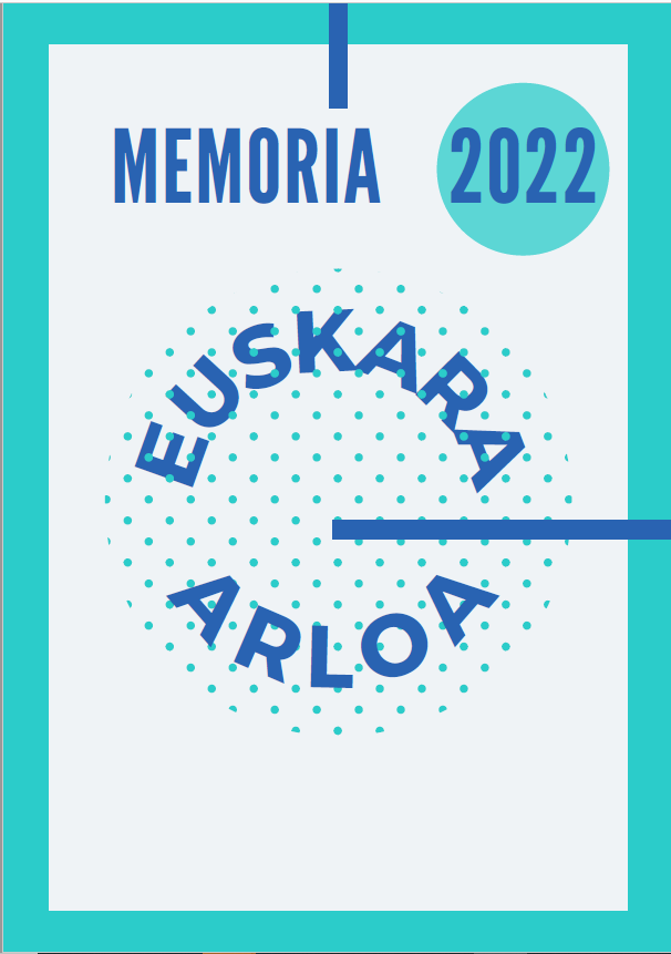 2022ko memoriaren azala