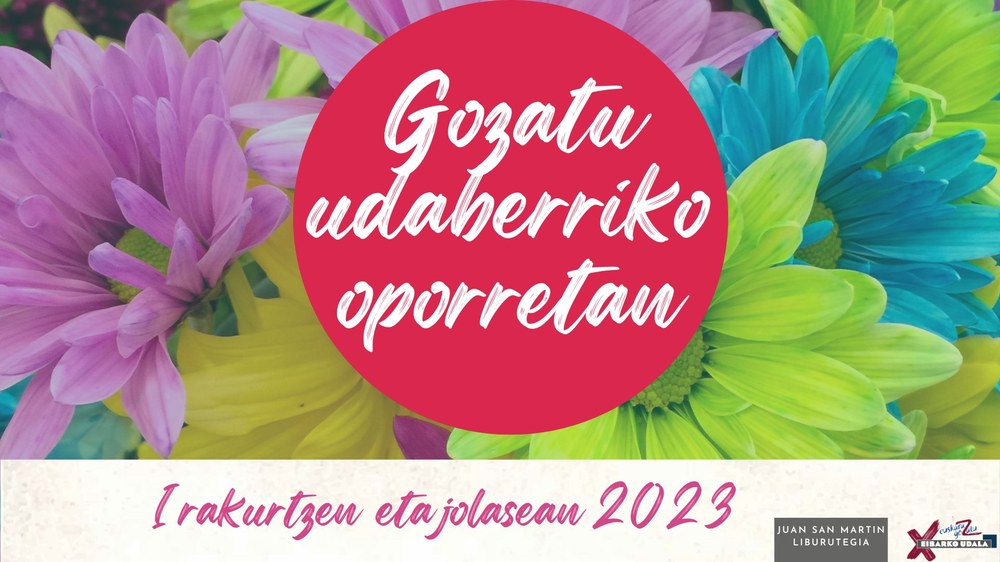 Gozatu udaberriko oporretan gidaren azala