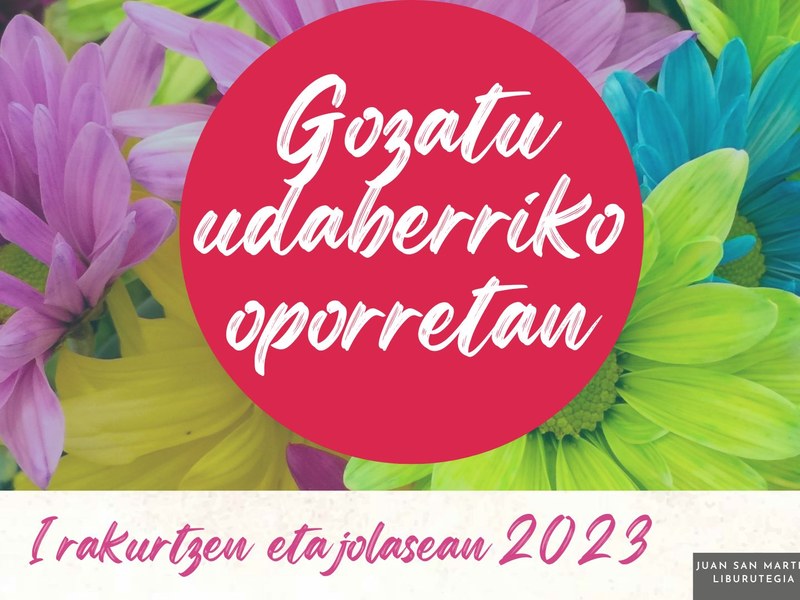Gozatu udaberriko oporretan gidaren azala