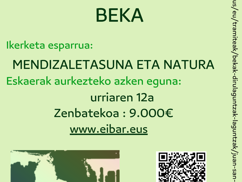 Bekaren iragarkia