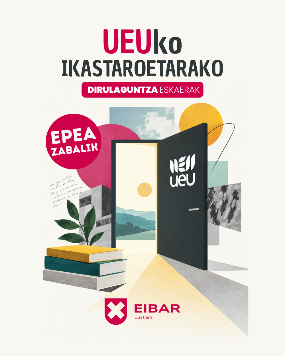 UEU ikastaroetarako dirulaguntzak
