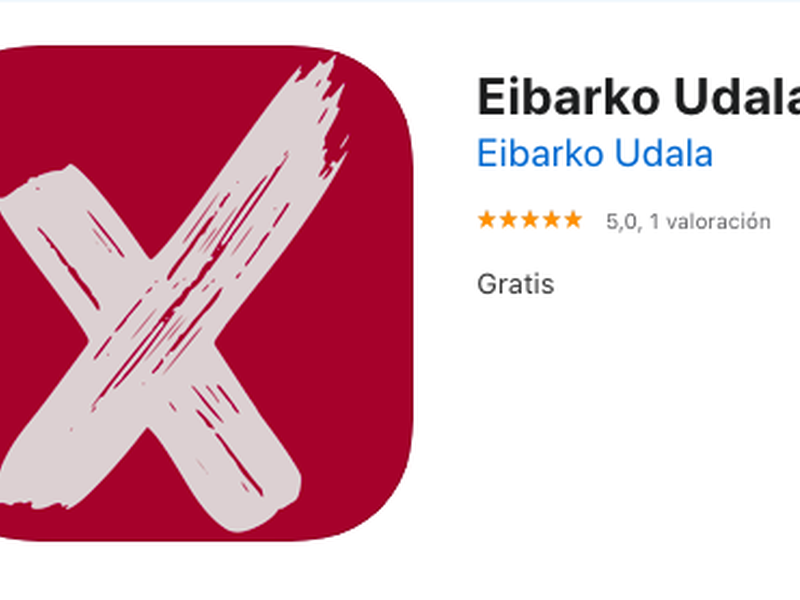 Eibarko Udalaren aplikazio berriak 300 deskarga baino gehiago izan ditu bere lehen hilabetean App berria App Storen eta Google Play Storen dago eskuragarri.