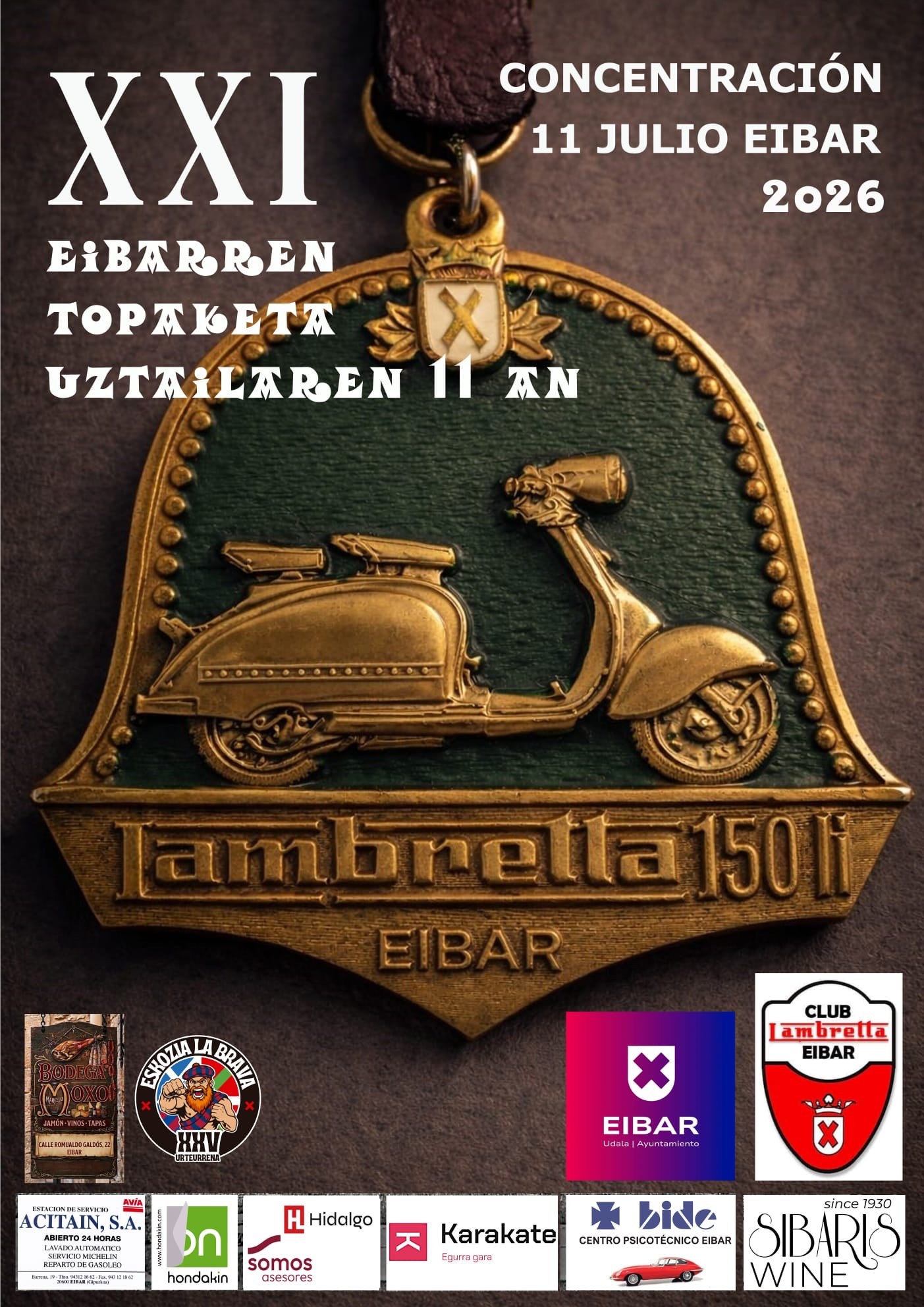 Club Lambretta Eibar XXI. topaketa