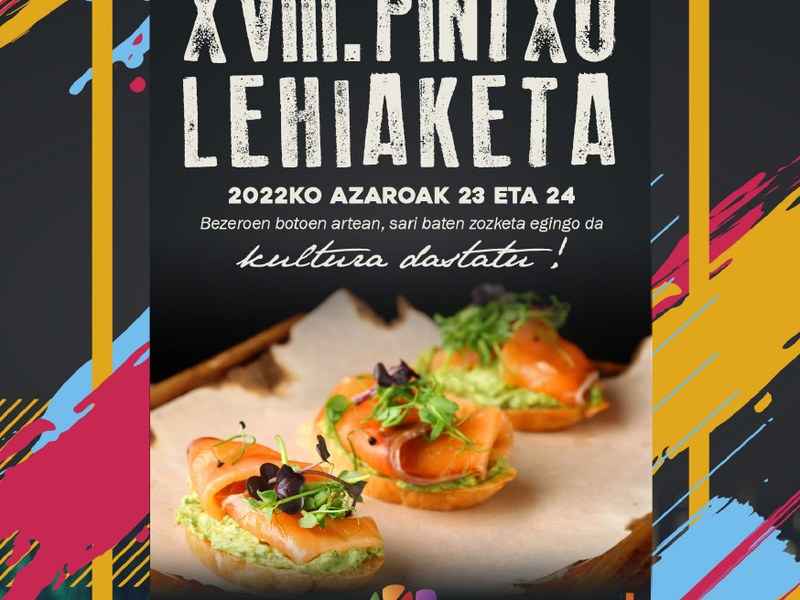 Eibarko tabernarien arteko XVIII.pintxo lehiaketa. San Andres saria. pintxo