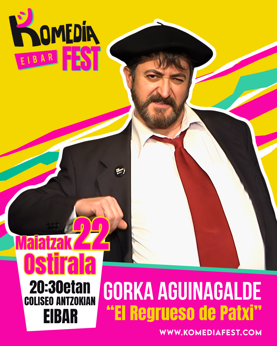Komedia Fest 2026 - Gorka Aguinagalde : "El Regrueso de Patxi"