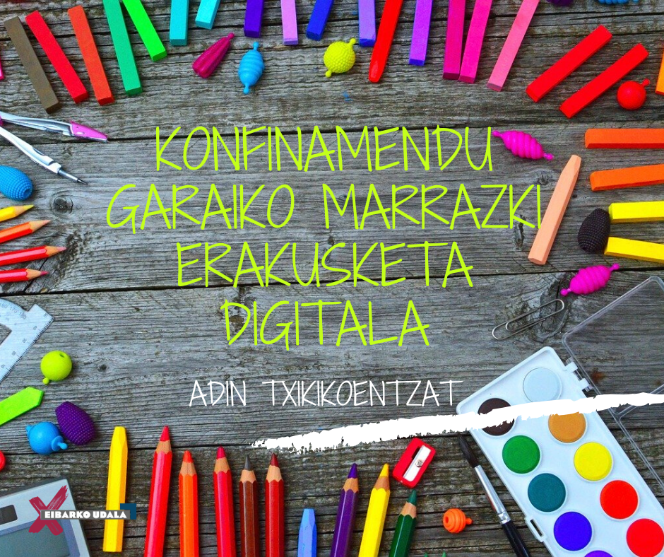 2020ko konfinazio garaiko marrazkien erakusketa digitala martxan 2020ko konfinazio garaiko marrazkien erakusketa digitalaren irudia.