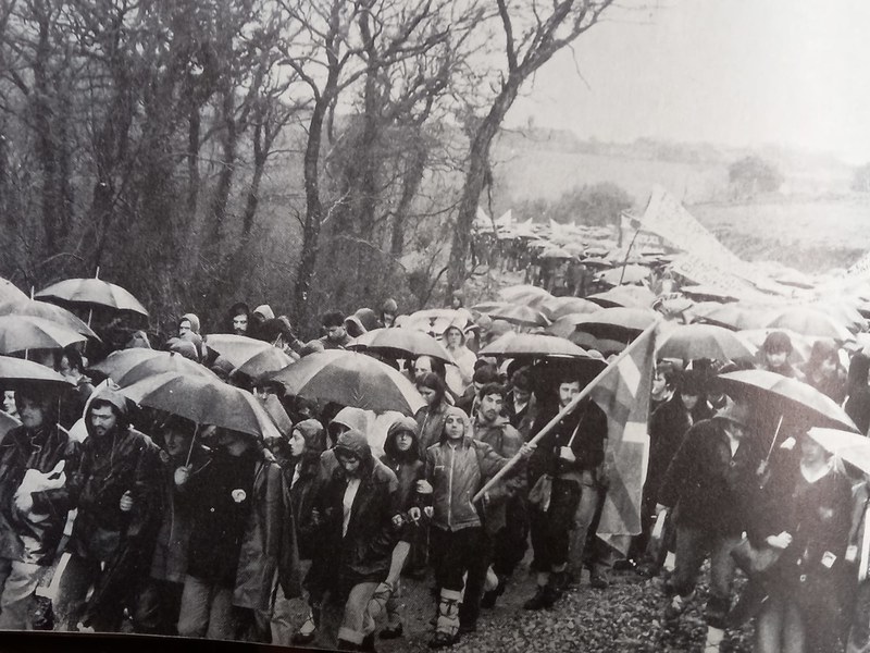 70. hamarkada amaierako manifestazioetako bat. Argazkia: bilduma pribatua