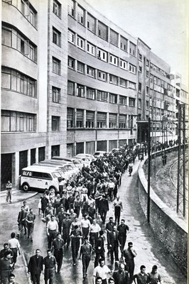 Alfa enpresaren mendeurrena ospatzeko erakusketa hartuko du Portaleak urriaren 25era arte Alfa enpresaren irudia.