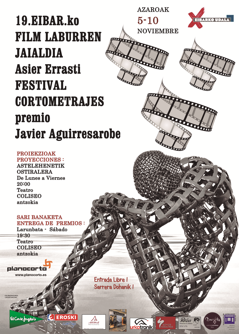 "Asier Errasti" Eibarko 19. film laburren jaialdia