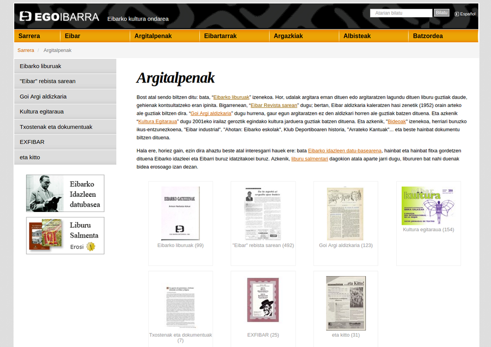 Egoibarra.eus webgunea: 2016ko bisitak eta gainontzekoak