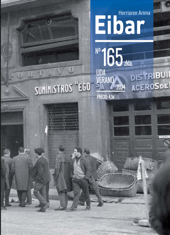 Eibar aldizkariaren azken alea (165), 2024ko ekainari dagokiona, webgune honetan Eibar aldizkariaren azken alea (165), 2024ko ekainari dagokiona, webgune honetan