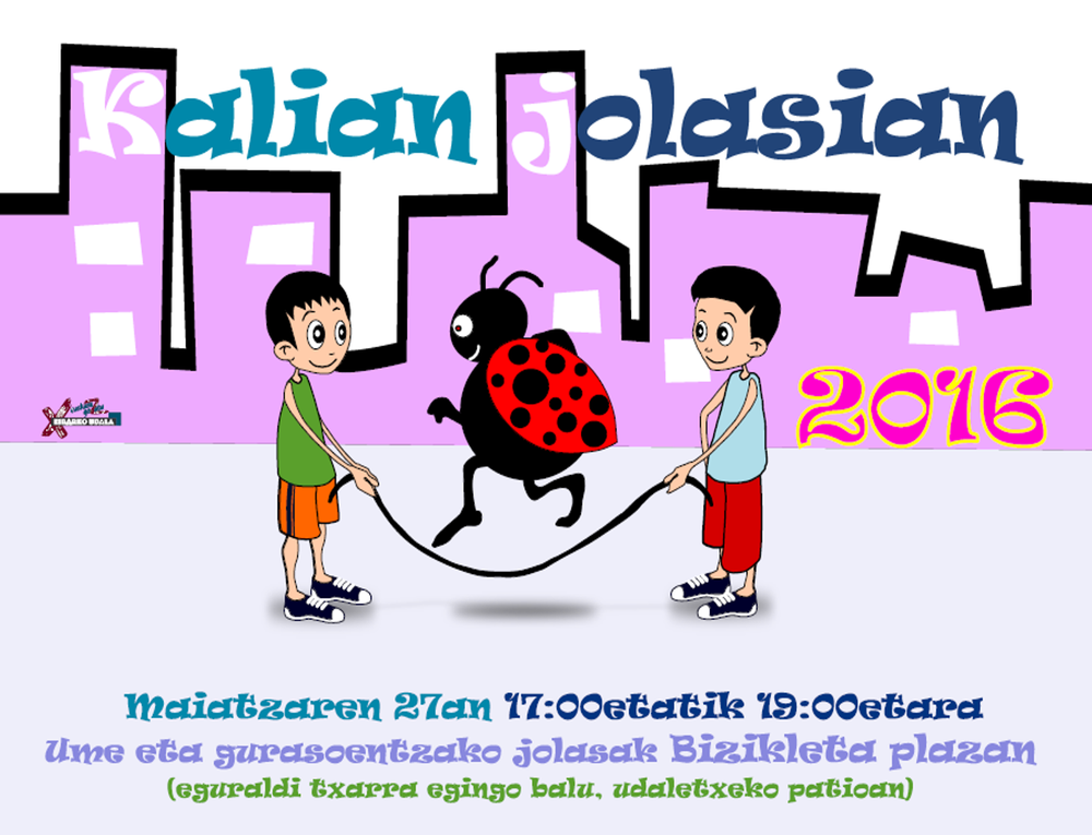 Eibarko Bizikleta plazak "Kalian jolasian" ekimena hartuko du maiatzaren 27an