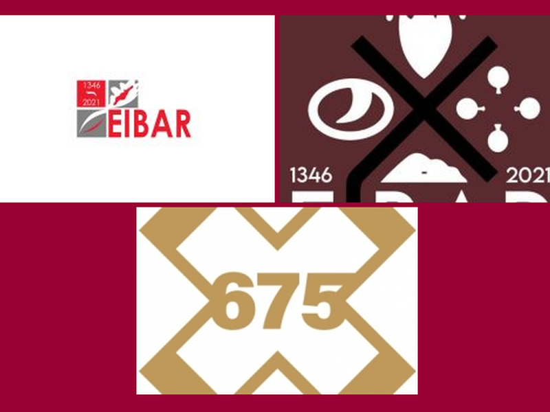 Eibarko herriaren 675. urteurrenaren logotipoa: hiru finalistak hautatuta, irabazlea aukeratzeko fasea ireki da