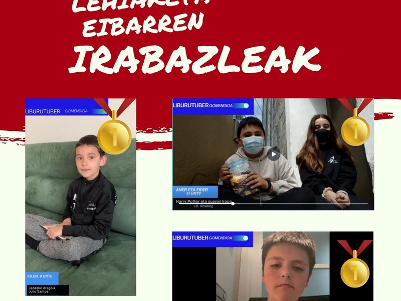 LiburuTuber I. lehiaketaren irabazleak