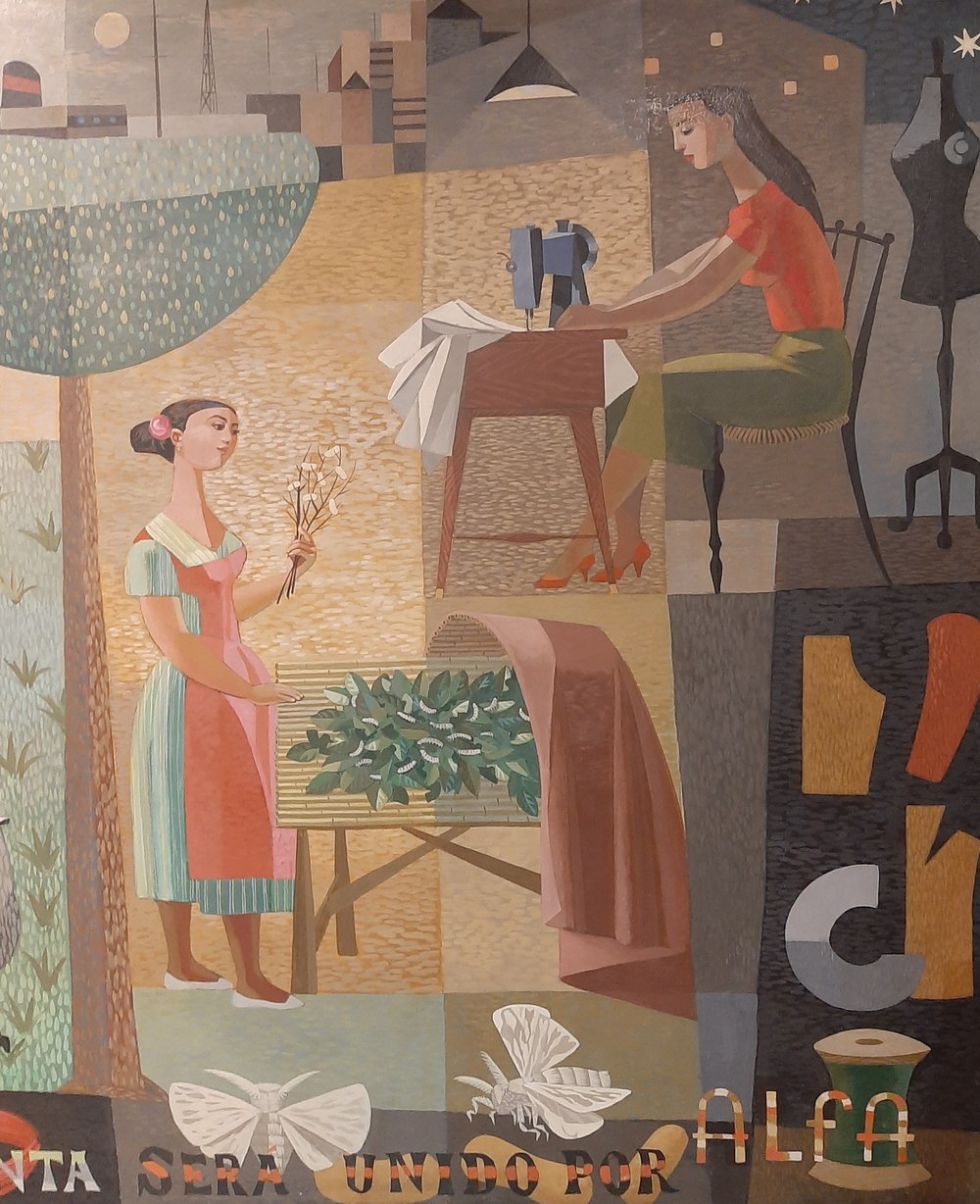 Eibarko Museoa sarean: bisita birtuala, audiogida, katalogoak, kartelak eta dokumentuak konfinamenduaren lagungarri. Alfako murala, Museoak berreskuratua. Alfak aurten ehun urte beteko ditu.