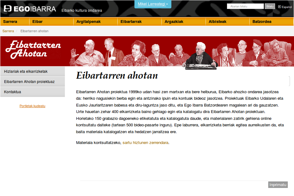 Eibartarren Ahotan zaharberritua