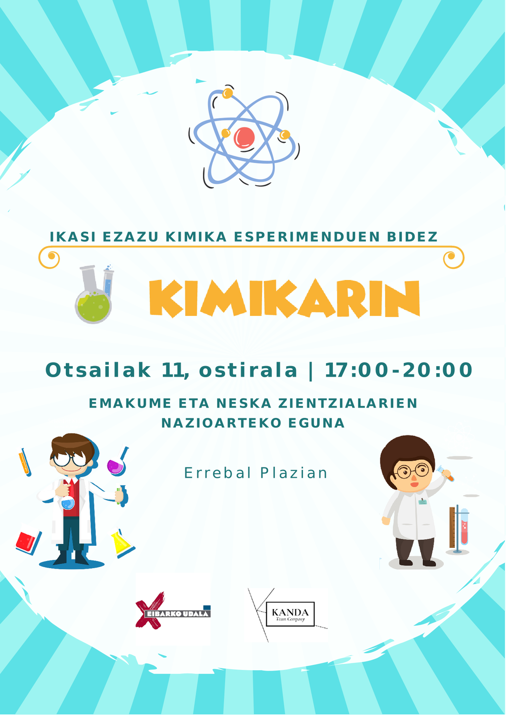 Emakume eta neska zientzialarien nazioarteko eguna Kimikarin