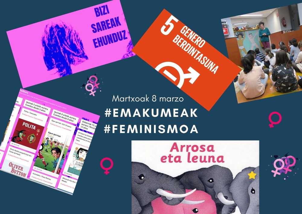 Emakumearen Nazioarteko Eguna Udal Liburutegian Martxoak 8 Eibarko liburutegian