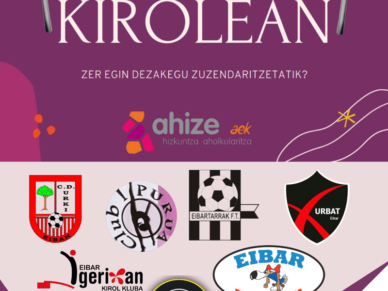 Euskara kirolean saioaren irudia