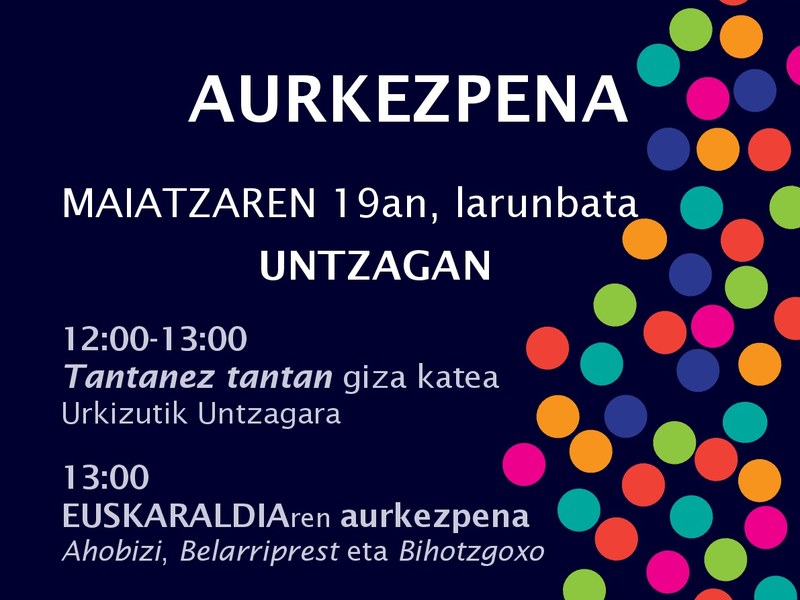 Euskaraldiaren aurkezpen ekitaldia
