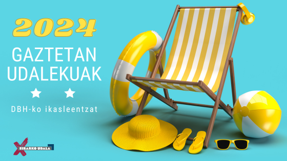 Gaztetan udalekuak 2024 Gaztetan udalekuak 2024