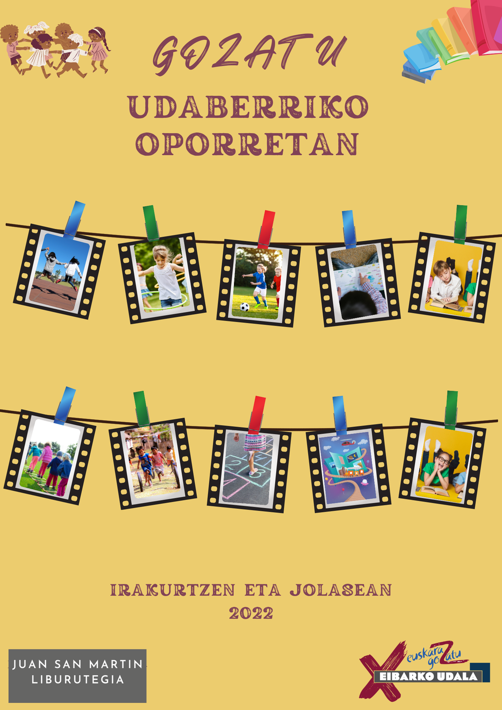 Gozatu udaberriko oporretan. Familientzako gida Gidaren azala