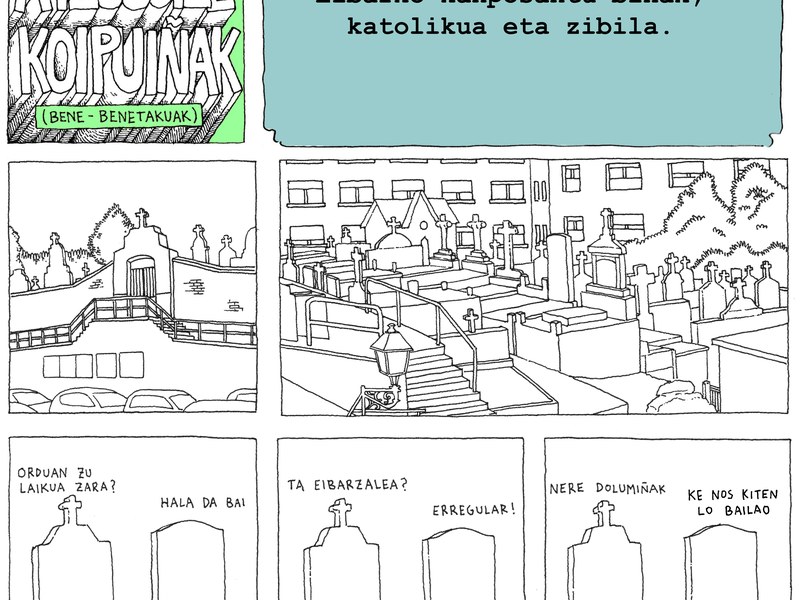 "Eibarko kanposantu bixak" (Atzo goizeko ipuinak, Martin Azpilikueta)