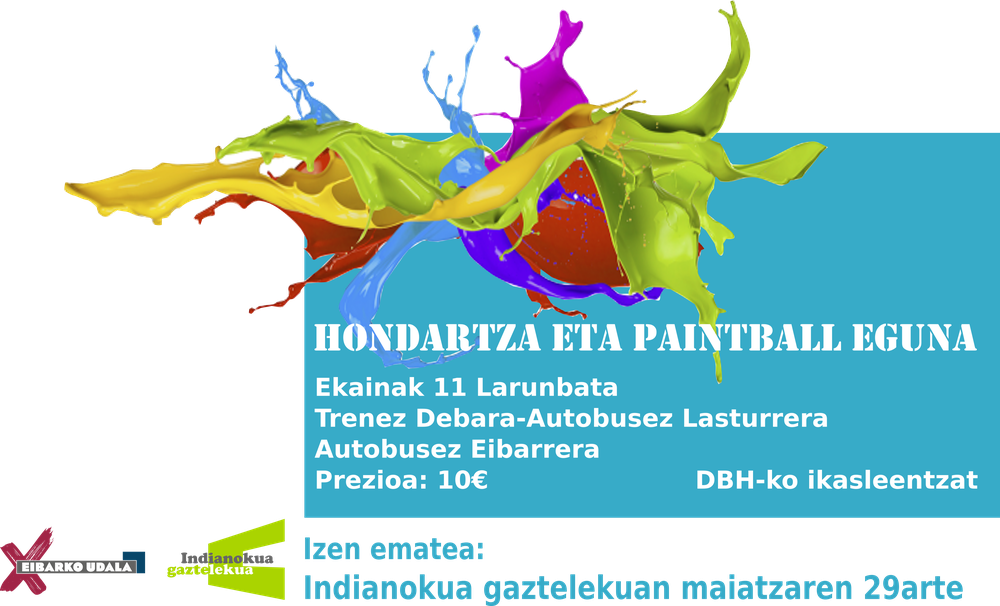 Hondartza eta paintball eguna