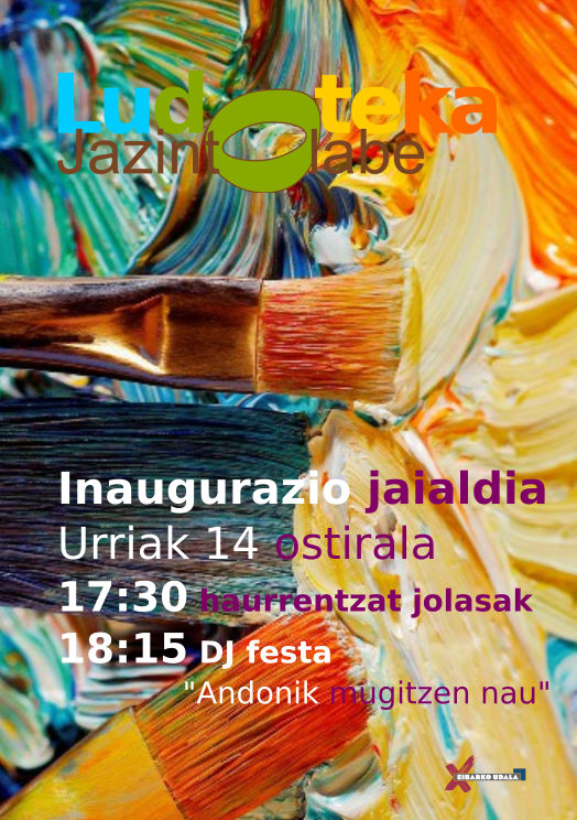 Jazinto Olabe ludotekaren inaugurazio festa