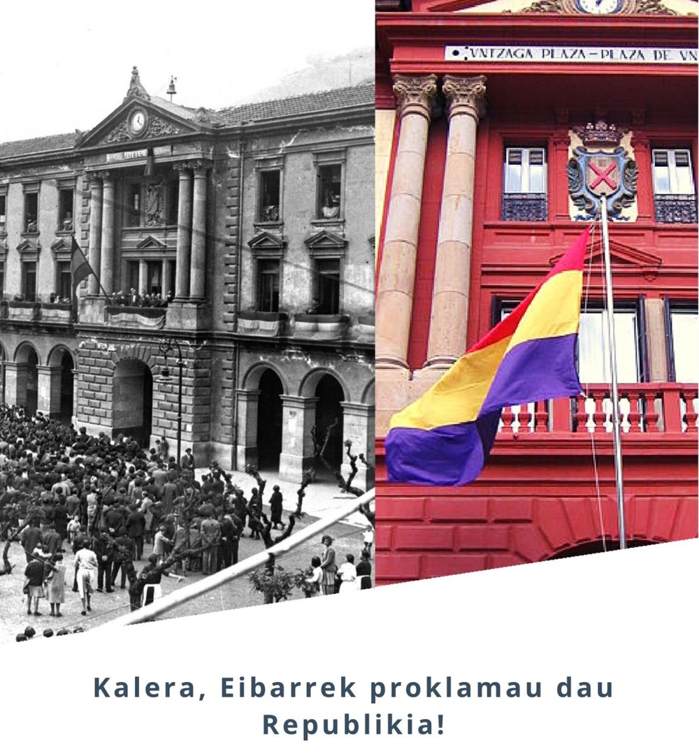 Kalera, Eibarrek proklamau dau Republikia! Republikia!