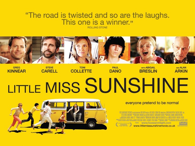 ‘Little Miss Sunshine’ pelikularen kartela.