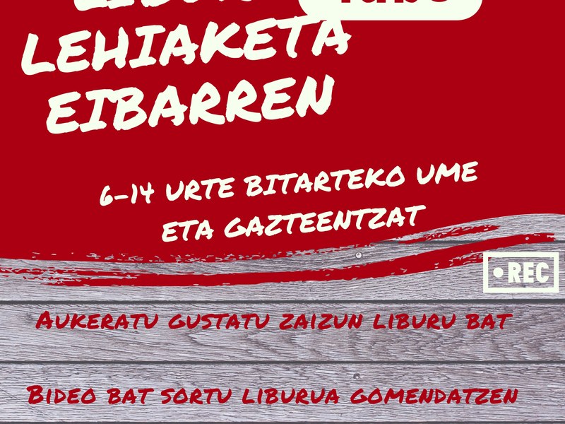 LiburuTuber lehiaketaren kartela