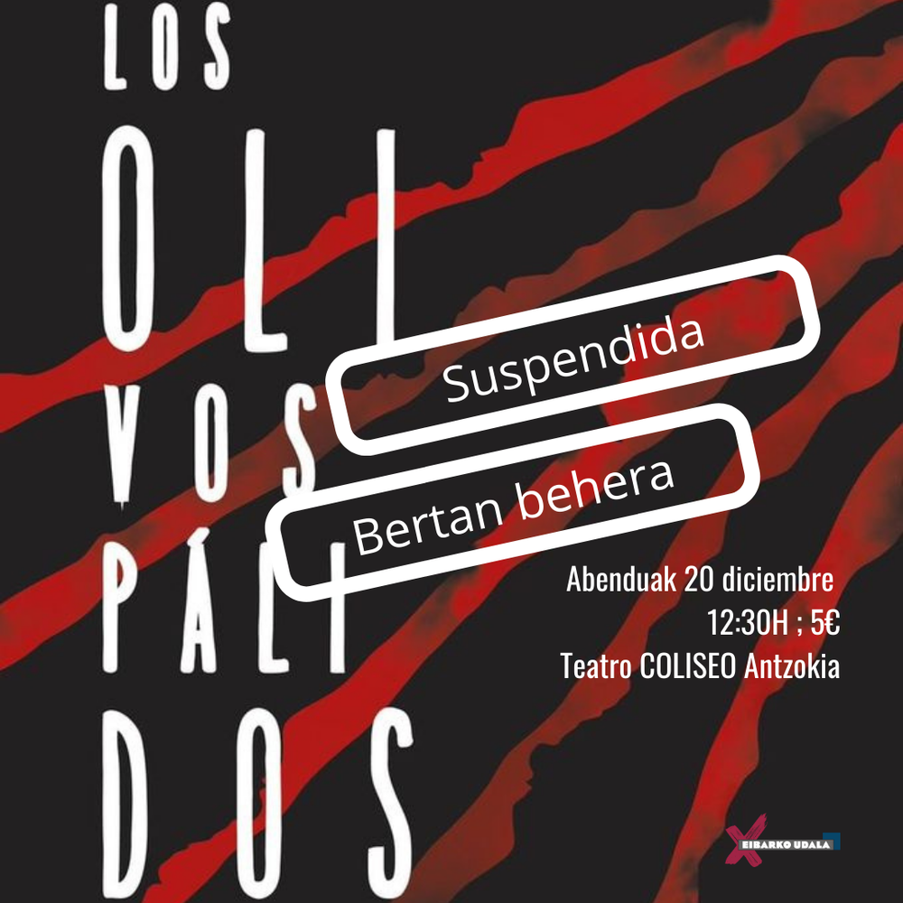 “Los olivos pálidos” antzezlana, bertan behera olivos