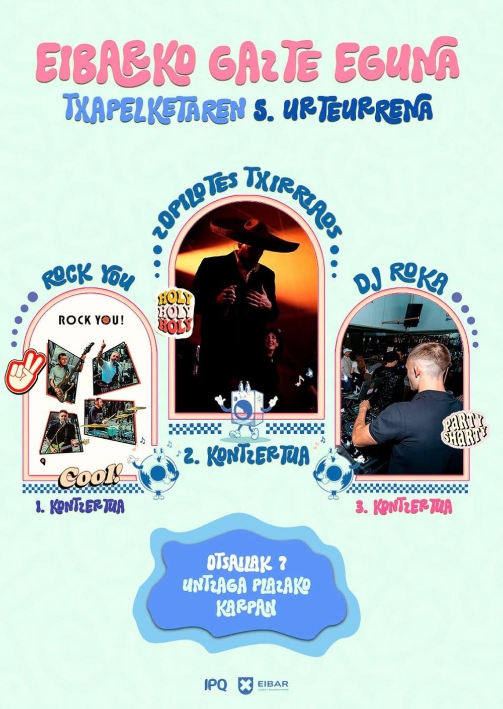 Gazte Eguneko kartela.