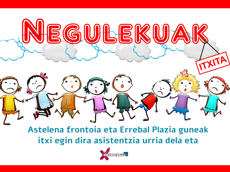 Negulekuak itxi
