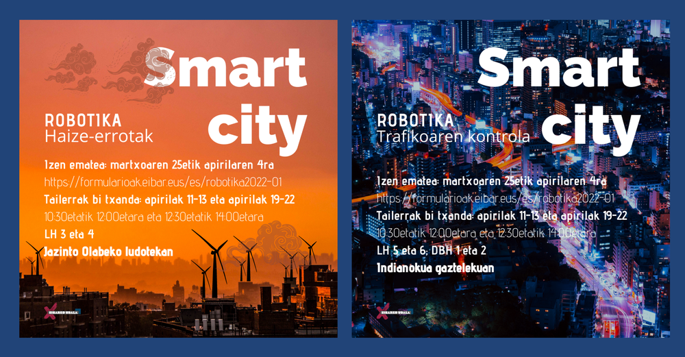 Robotika tailerrak (2022-01) Smart city