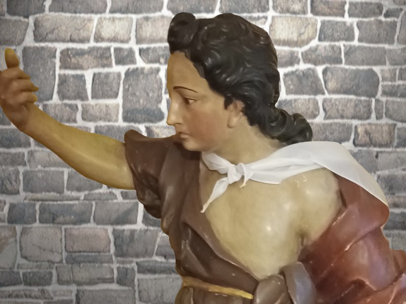 San Juanen irudia, Untzagako ermita zaharrekoa. Argazkia: Eibarko Udal Artxiboa